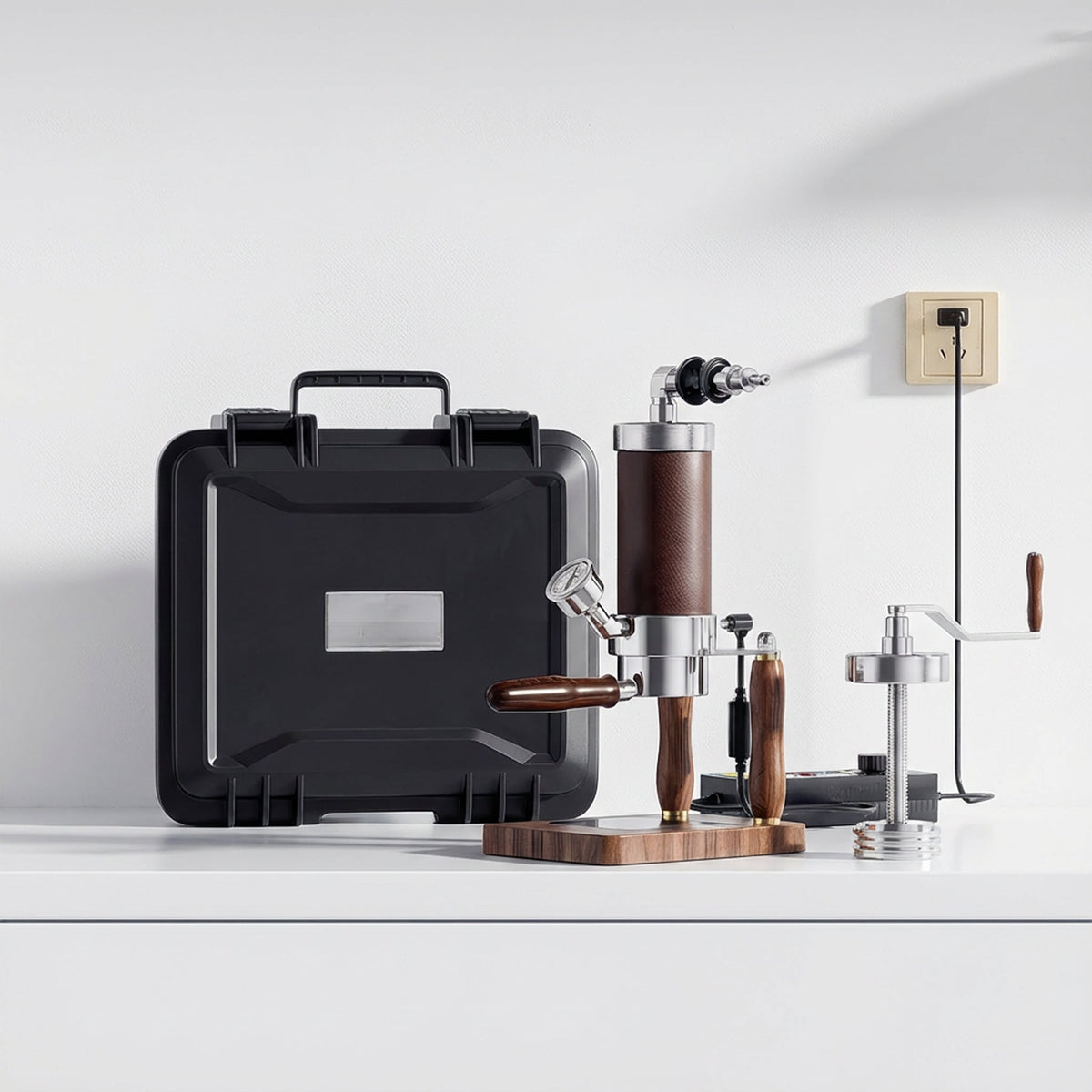 ALM KOPi Nomad Hybrid Portable Espresso Machine | Hand-Crank & Pneumatic 2-in-1