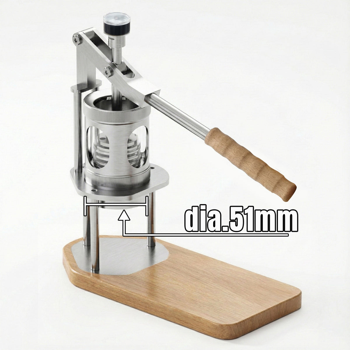 ALM KOPi Portable Hand-pumped lever espresso machine | Control the pressure as you wish.