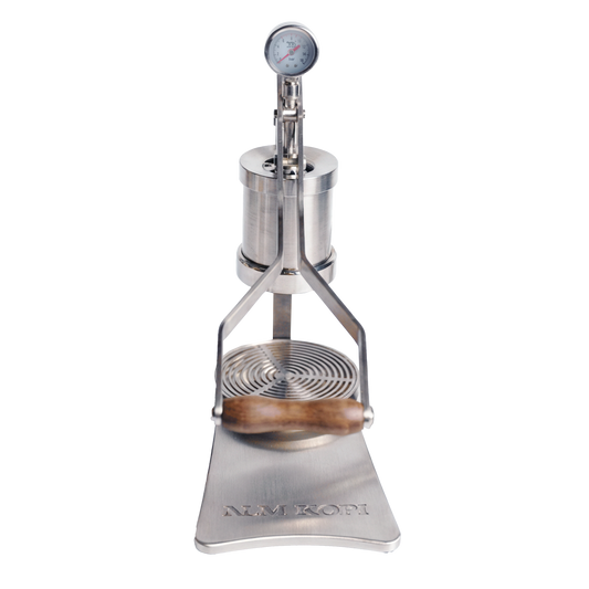 ALM KOPi 2P Manual Lever Espresso Machine | Stainless Steel Base & Drip Tray