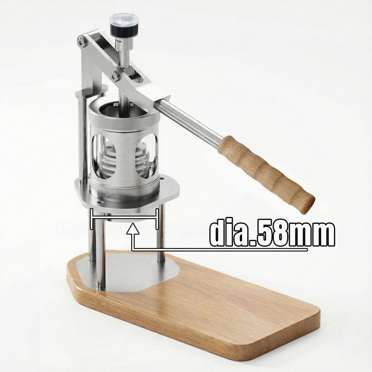 ALM KOPi Portable Hand-pumped lever espresso machine | Control the pressure as you wish.