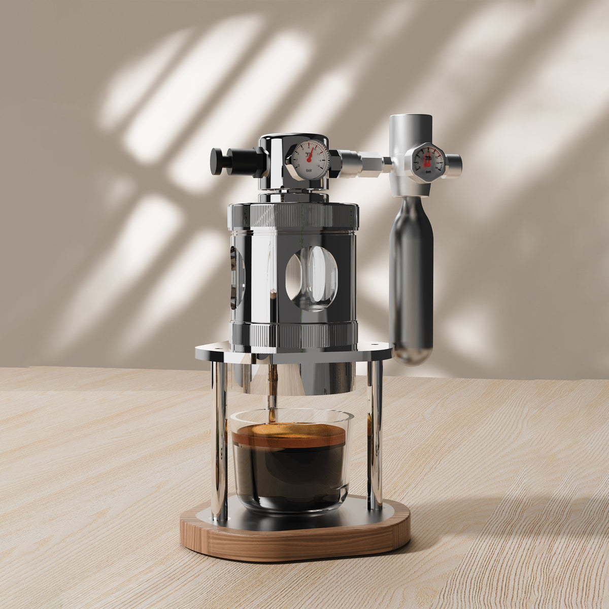 ALM KOPi Micro Pneumatic Espresso Machine | Air-Powered 58mm Desktop