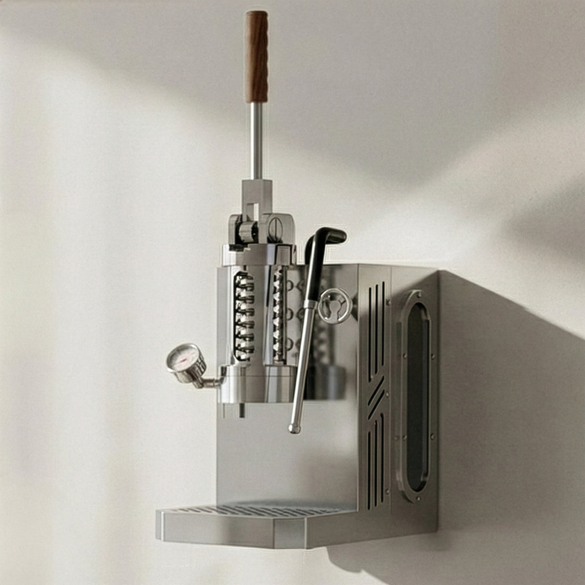 ALM KOPi Gecko Wall-Mount Manual Lever Espresso Machine | Zero-Footprint 58mm Brewer