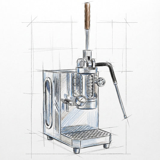 ALM KOPi Gecko Wall-Mount Manual Lever Espresso Machine | Zero-Footprint 58mm Brewer